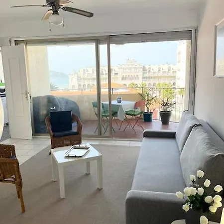 Hendaye Plage Charmant Studio 2Pers Avec Grande Terrasse Vue Mer Exterior photo
