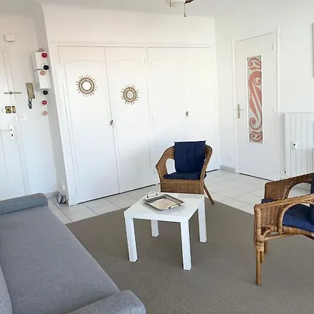 Hendaye Plage Charmant Studio 2Pers Avec Grande Terrasse Vue Mer Exterior photo